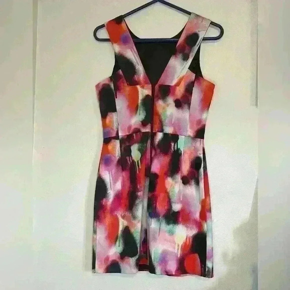 French Connection Multicolor Mini short party Cocktail Dress  Size 6 - Picture 8 of 9